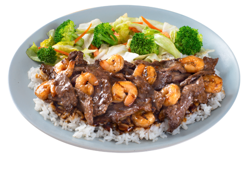 Beef & Shrimp Teriyaki